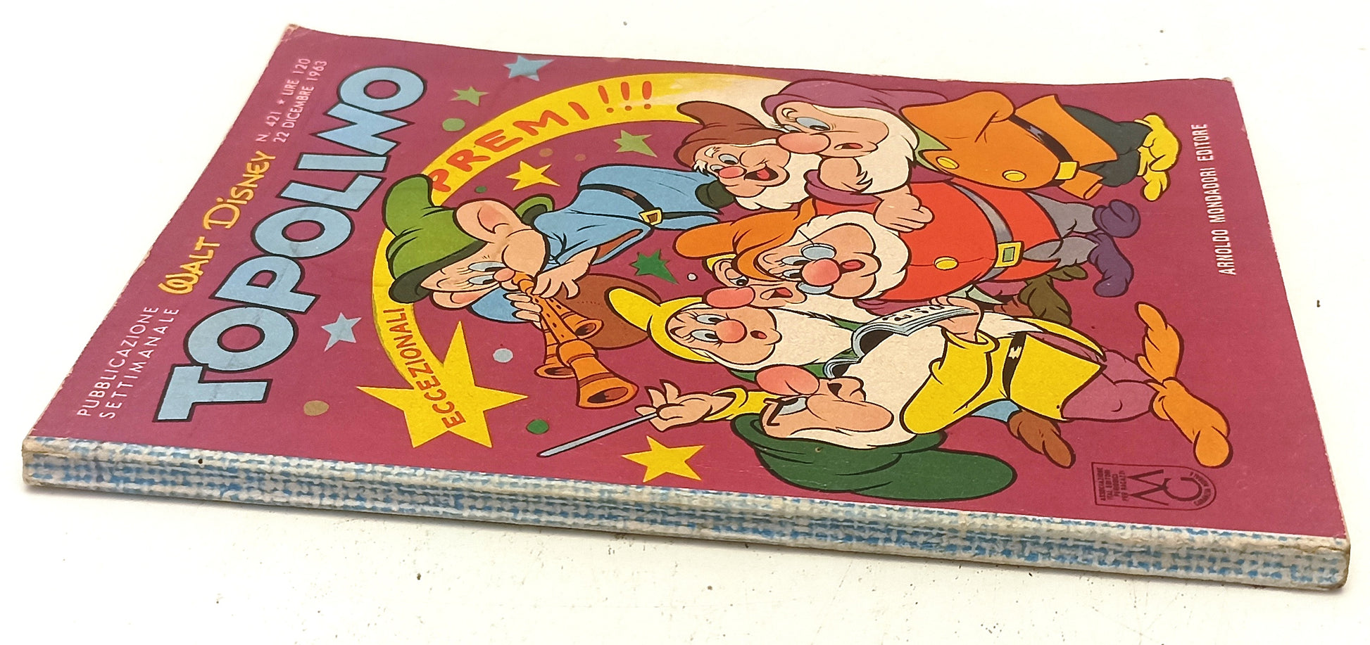 FD- TOPOLINO N.421 COMPLETO DI BOLLINO -- DISNEY MONDADORI - 1963 - B - D25