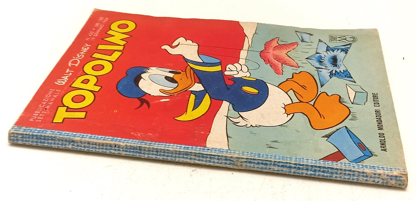 FD- TOPOLINO N.425 MANCA BOLLINO -- DISNEY MONDADORI - 1964 - B - D25