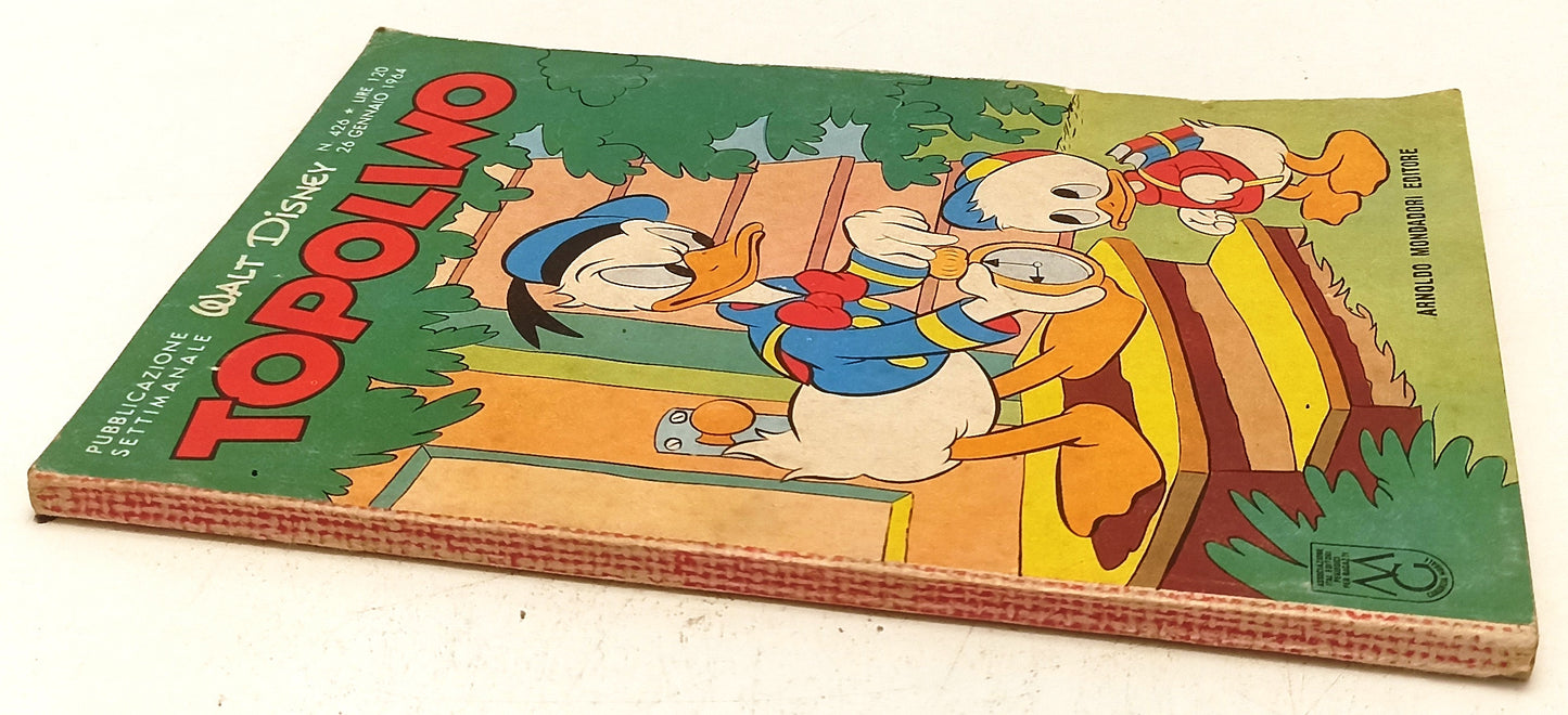 FD- TOPOLINO N.426 COMPLETO DI BOLLINO -- DISNEY MONDADORI - 1964 - B - D25
