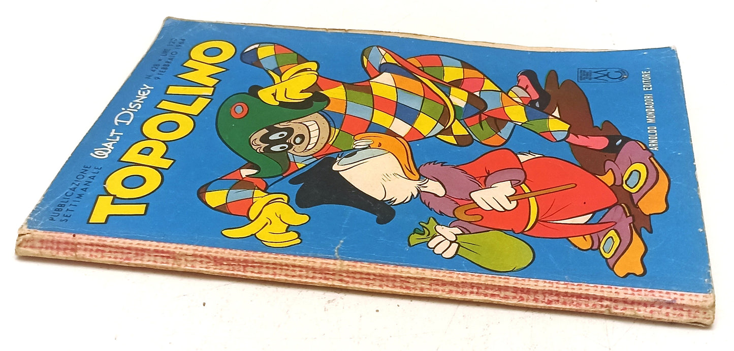 FD- TOPOLINO N.428 MANCA BOLLINO -- DISNEY MONDADORI - 1964 - B - D25