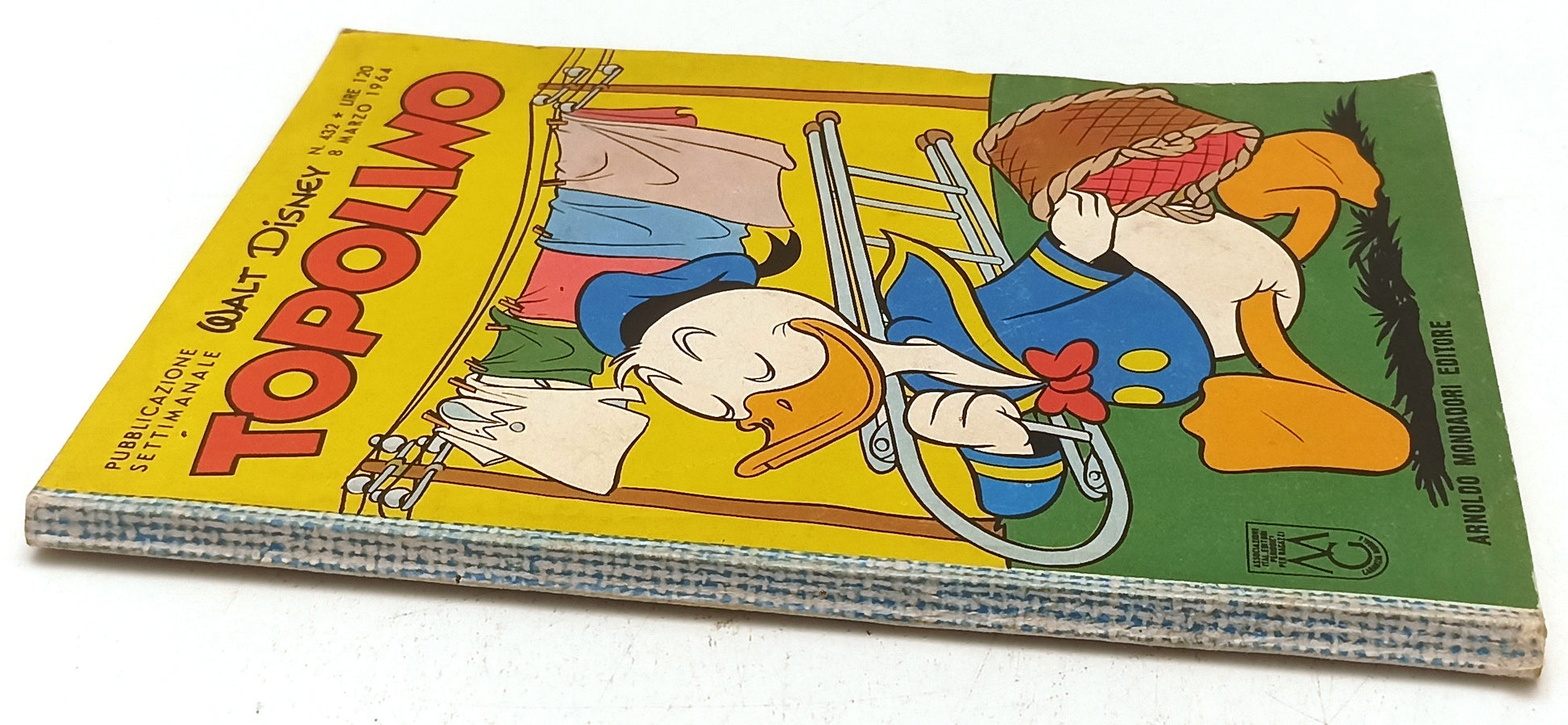 FD- TOPOLINO N.432 COMPLETO DI BOLLINO -- DISNEY MONDADORI - 1964 - B - D25