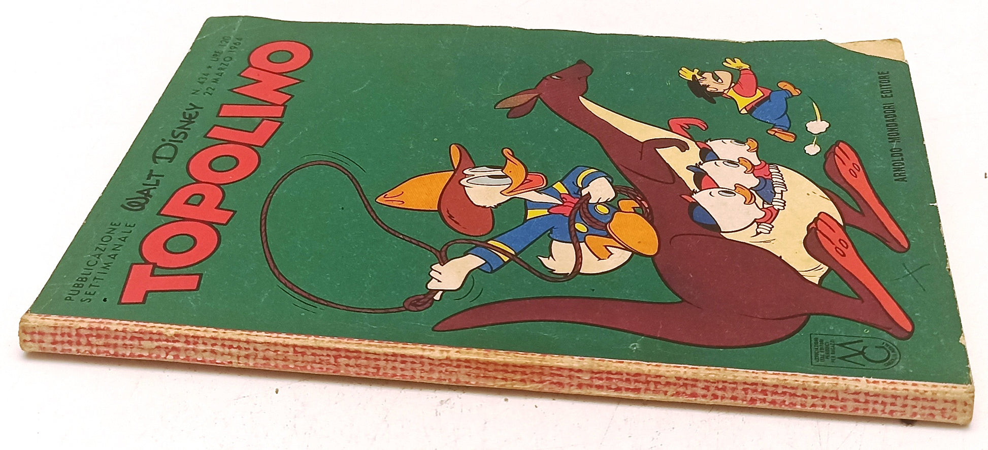 FD- TOPOLINO N.434 COMPLETO DI BOLLINO -- DISNEY MONDADORI - 1964 - B - D25