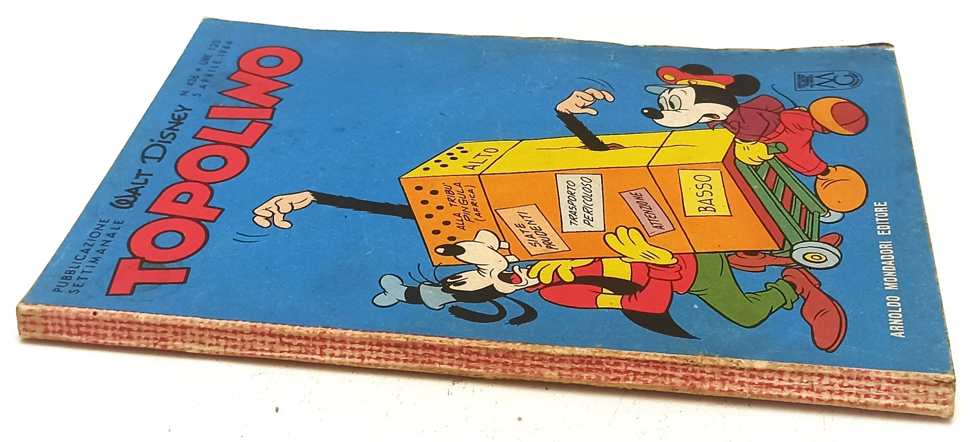 FD- TOPOLINO N.436 MANCA BOLLINO -- DISNEY MONDADORI - 1964 - B - D25