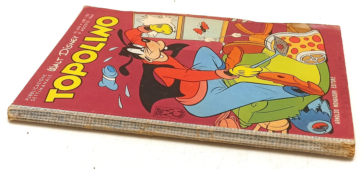 FD- TOPOLINO N.454 MANCA BOLLINO - DISNEY MONDADORI - 1964 - B- D25
