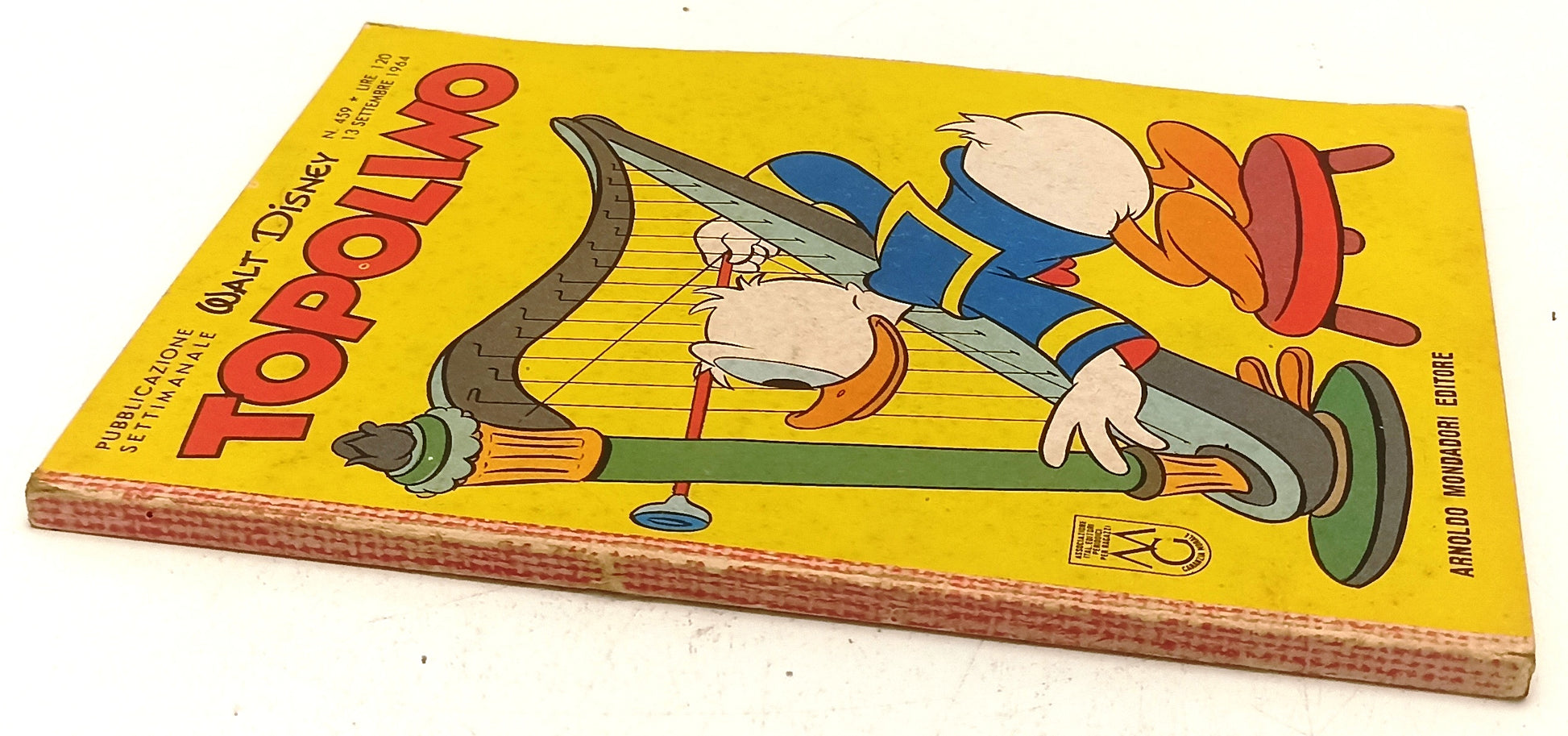 FD- TOPOLINO N.459 COMPLETO DI BOLLINO - DISNEY MONDADORI - 1964 - B- D25