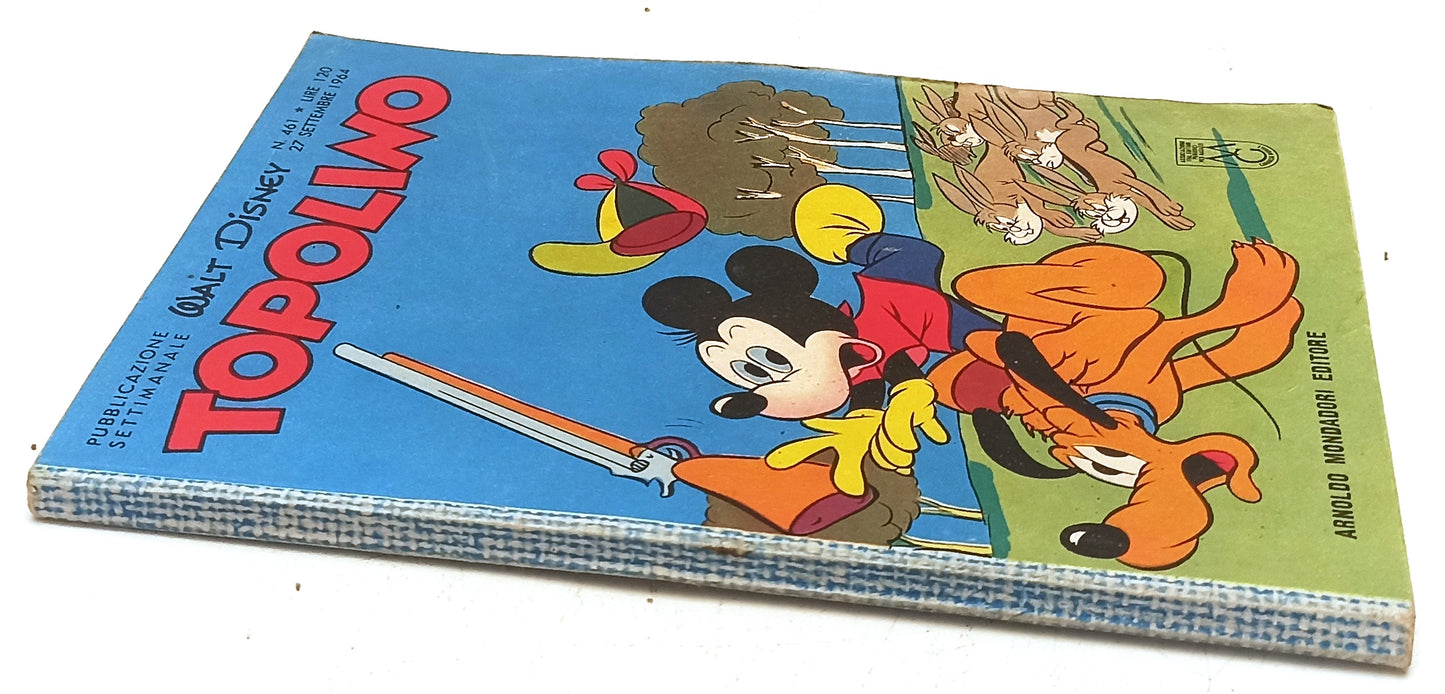 FD- TOPOLINO N.461 MANCA BOLLINO - DISNEY MONDADORI - 1964 - B- D25