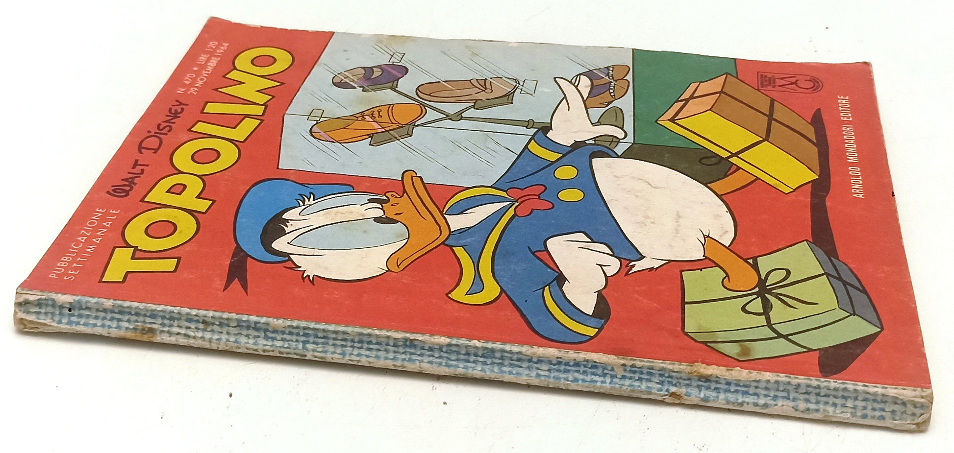 FD- TOPOLINO N.470 SENZA BOLLINO -- DISNEY MONDADORI - 1964 - B - D25