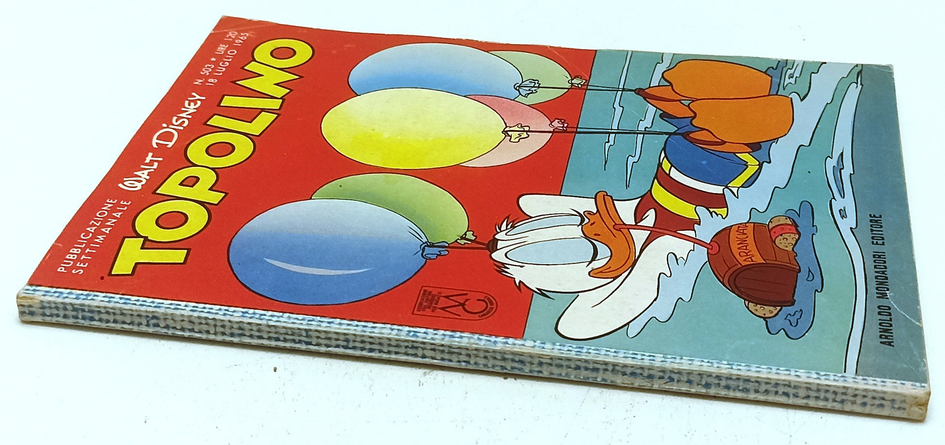 FD- TOPOLINO N.503 COMPLETO DI BOLLINO -- DISNEY MONDADORI - 1965 - B - D25