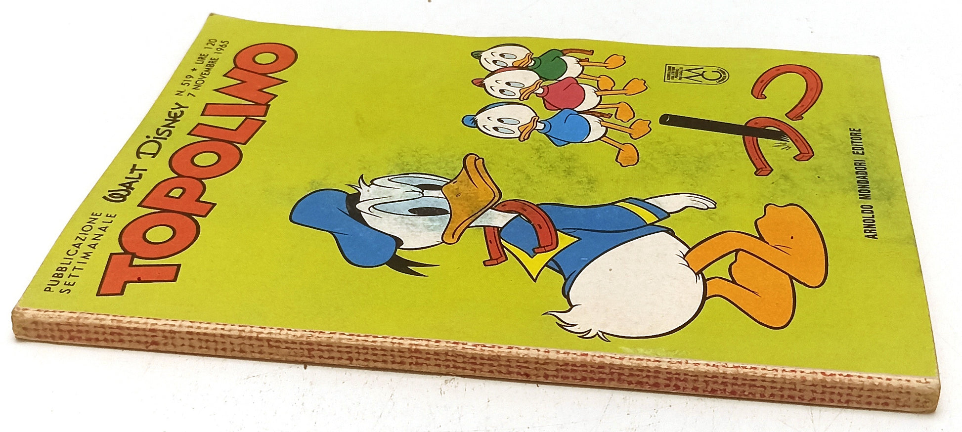 FD- TOPOLINO N.519 COMPLETO DI BOLLINO -- DISNEY MONDADORI - 1965 - B - D25