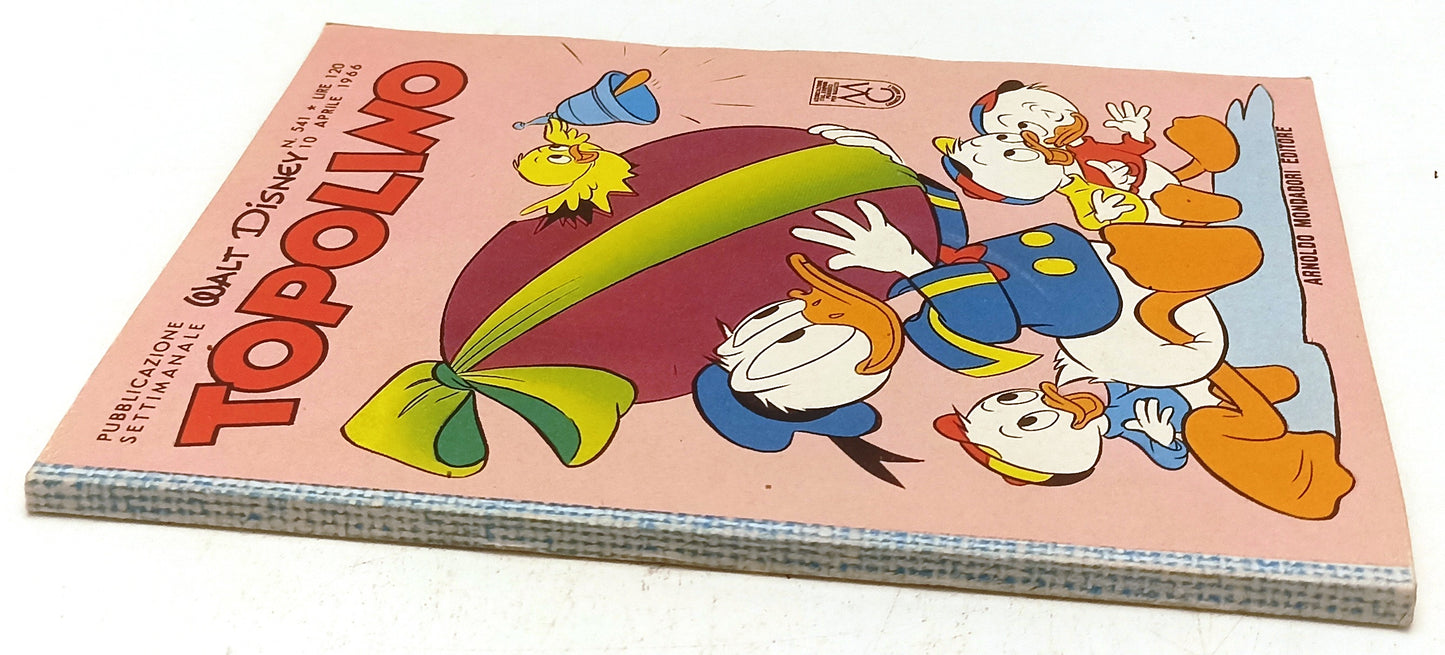 FD- TOPOLINO N.541 COMPLETO DI BOLLINO -- DISNEY MONDADORI - 1966 - B - D25