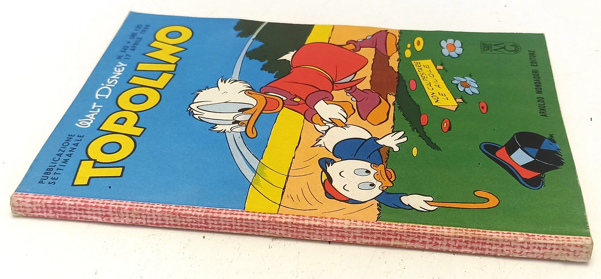 FD- TOPOLINO N.542 COMPLETO DI BOLLINO -- DISNEY MONDADORI - 1966 - B - D25