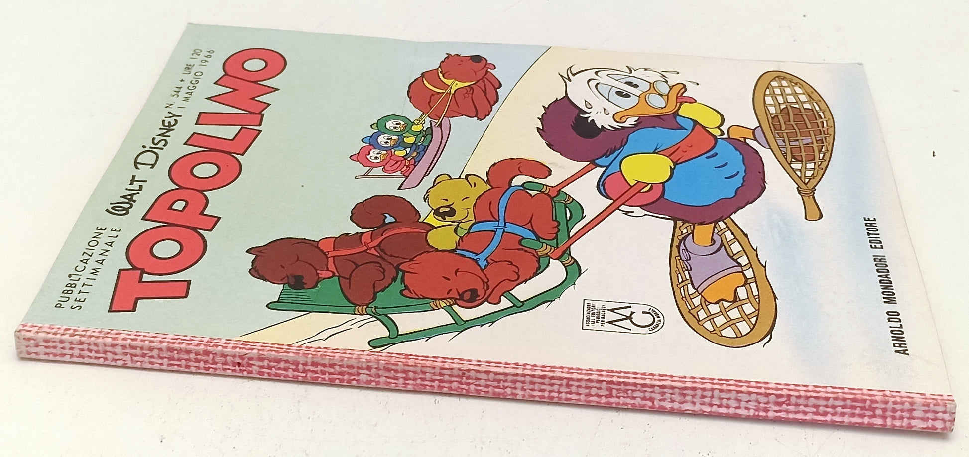 FD- TOPOLINO N.544 COMPLETO DI BOLLINO ECCELLENTE -- DISNEY - 1966 - B - D25