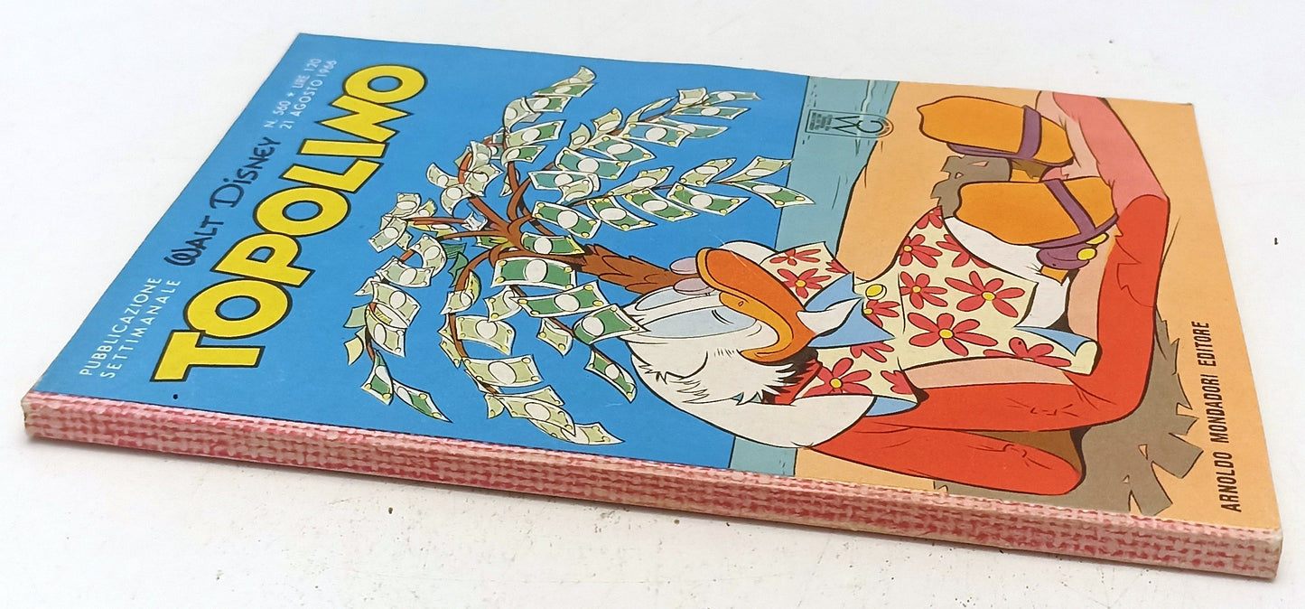 FD- TOPOLINO N.560 COMPLETO DI BOLLINO -- DISNEY MONDADORI - 1966 - B - D25