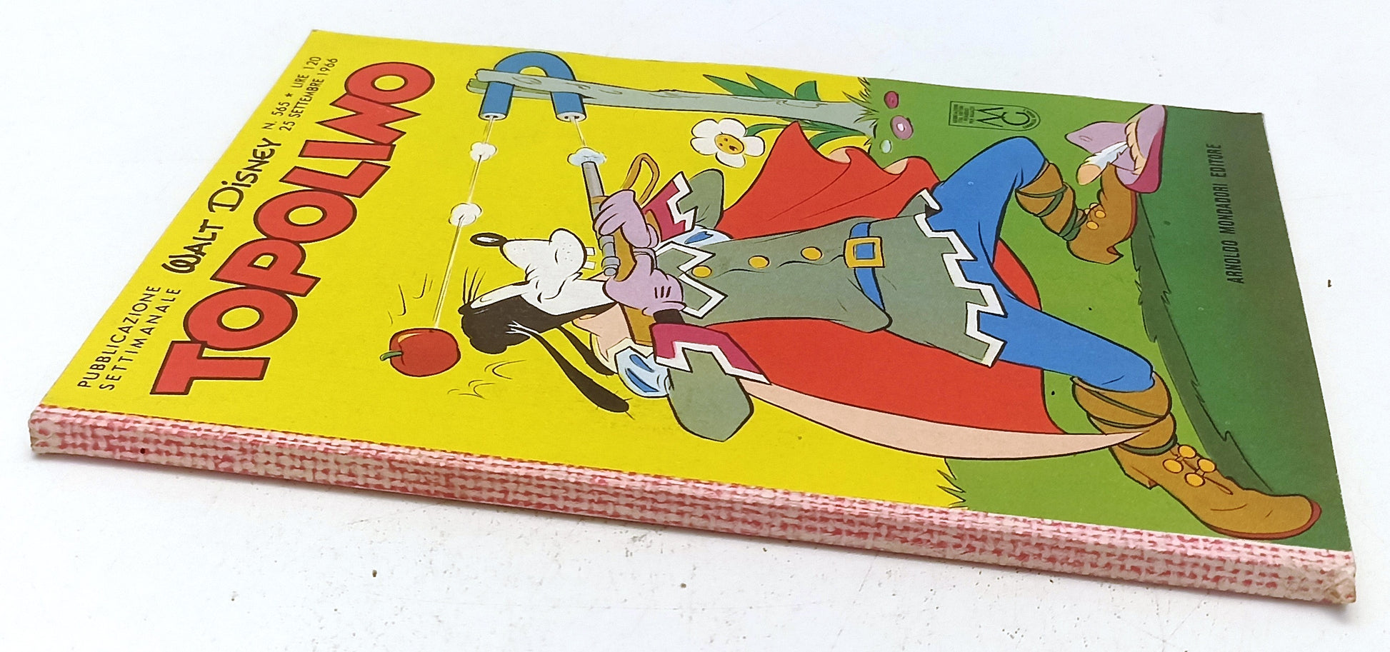 FD- TOPOLINO N.565 COMPLETO DI BOLLINO ECCELLENTE -- DISNEY - 1966 - B - D25