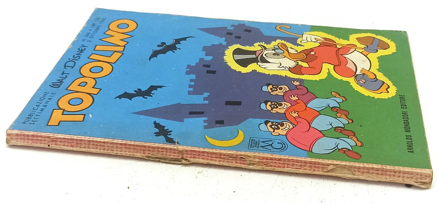 FD- TOPOLINO N.566 MANCA BOLLINO - DISNEY MONDADORI - 1966 - B - D25