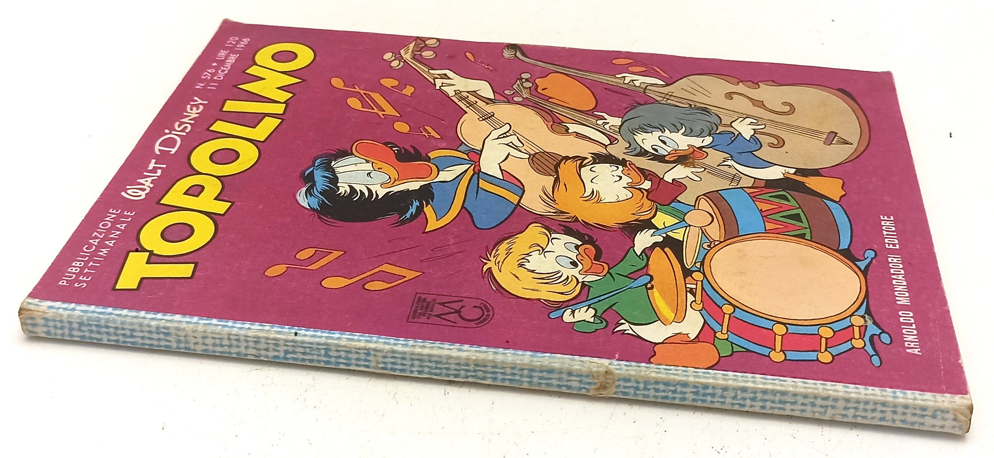 FD- TOPOLINO N.576 COMPLETO DI BOLLINO -- DISNEY MONDADORI - 1966 - B - D25