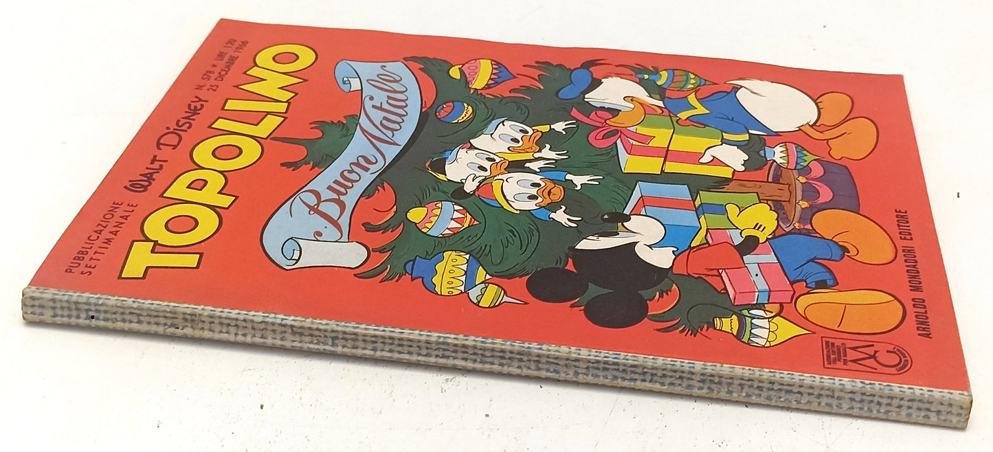 FD- TOPOLINO N.578 COMPLETO DI BOLLINO ECCELLENTE -- DISNEY - 1966 - B - D25