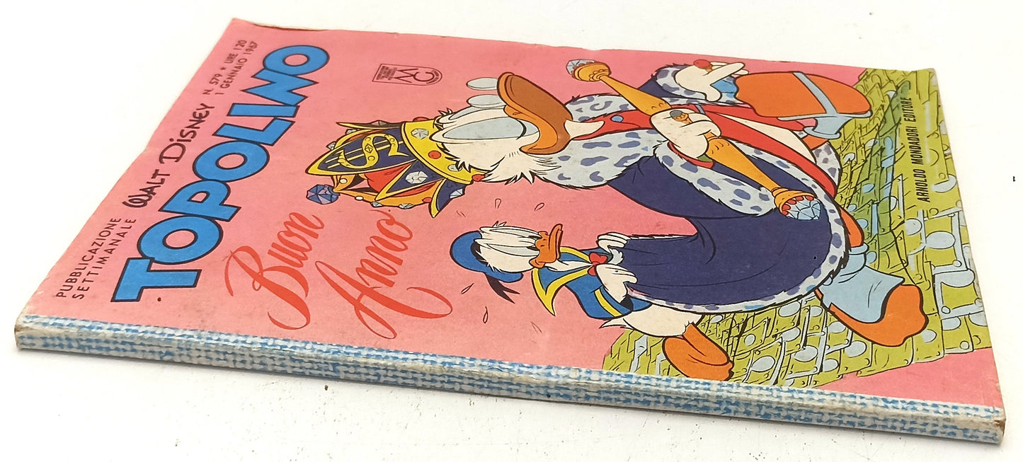 FD- TOPOLINO N.579 COMPLETO DI BOLLINO -- DISNEY MONDADORI - 1967 - B - D25