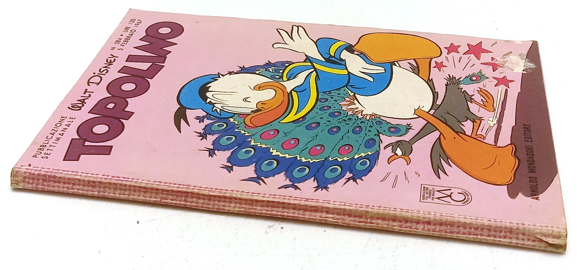 FD- TOPOLINO N.584 COMPLETO DI BOLLINO -- DISNEY MONDADORI - 1967 - B - D25