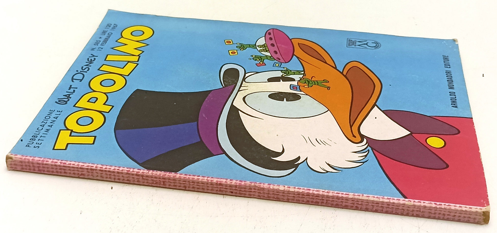 FD- TOPOLINO N.585 COMPLETO DI BOLLINO -- DISNEY MONDADORI - 1967 - B - D25