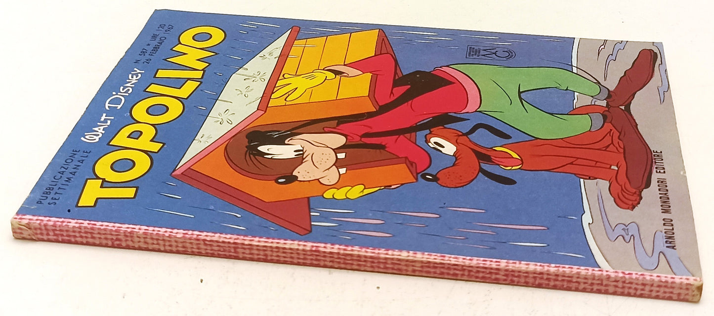 FD- TOPOLINO N.587 COMPLETO DI BOLLINO -- DISNEY MONDADORI - 1967 - B - D25