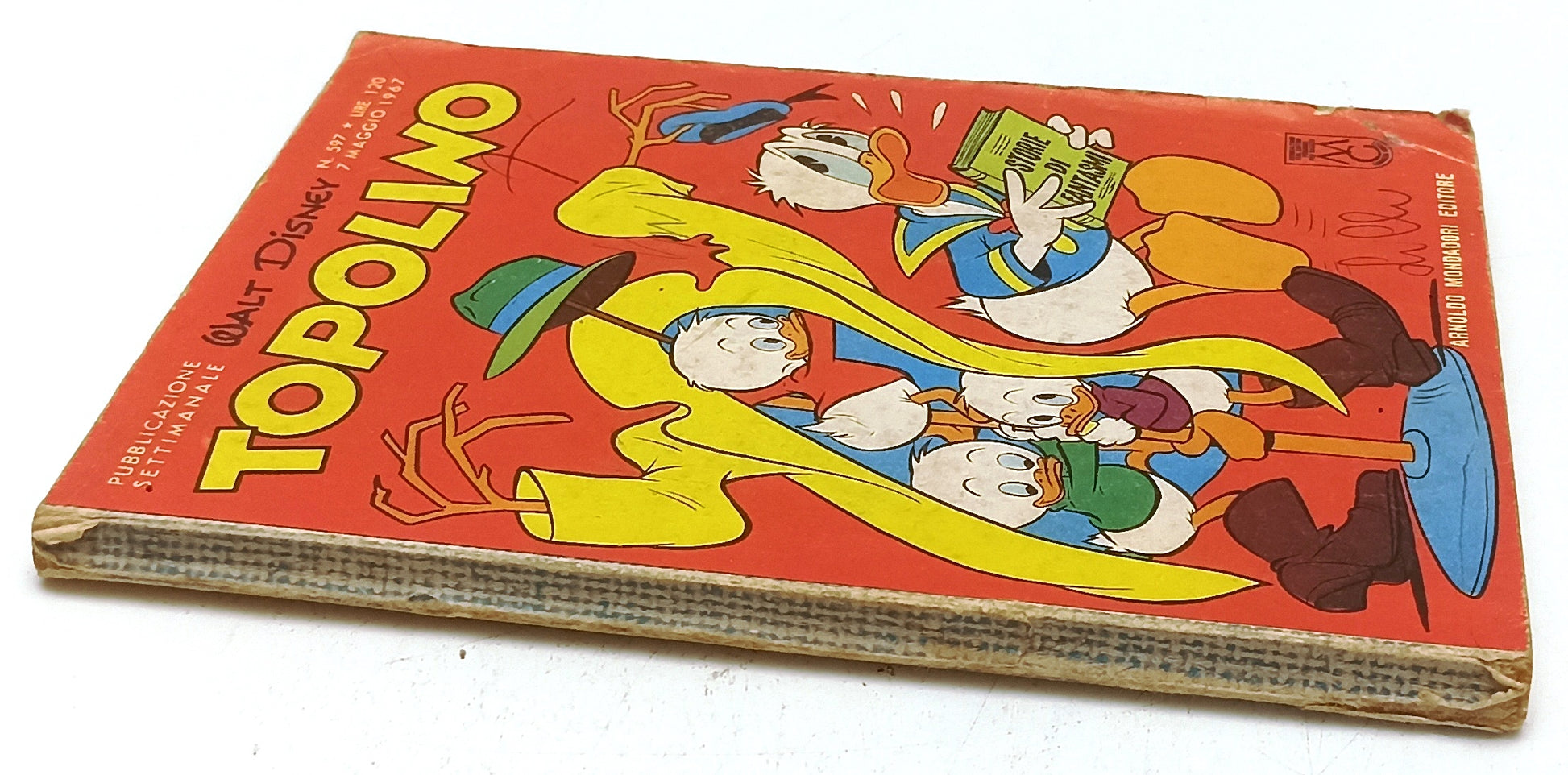 FD- TOPOLINO N.597 MANCA BOLLINO -- DISNEY MONDADORI - 1967 - B - D25