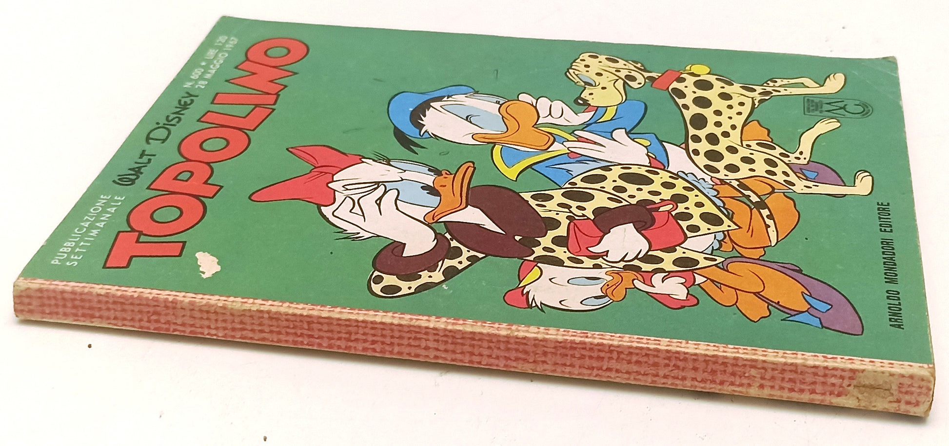 FD- TOPOLINO N.600 COMPLETO DI BOLLINO -- DISNEY MONDADORI - 1967 - B - D25