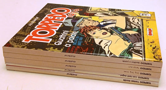 FV- TORPEDO 5 VOLUMI CARTONATI - ABULI BERNET - COMIC ART GRANDI EROI -- C - H25