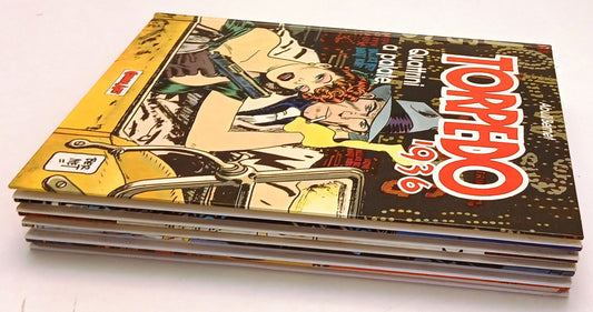 FV- TORPEDO 5 VOLUMI CARTONATI - ABULI BERNET - COMIC ART GRANDI EROI -- C - H25