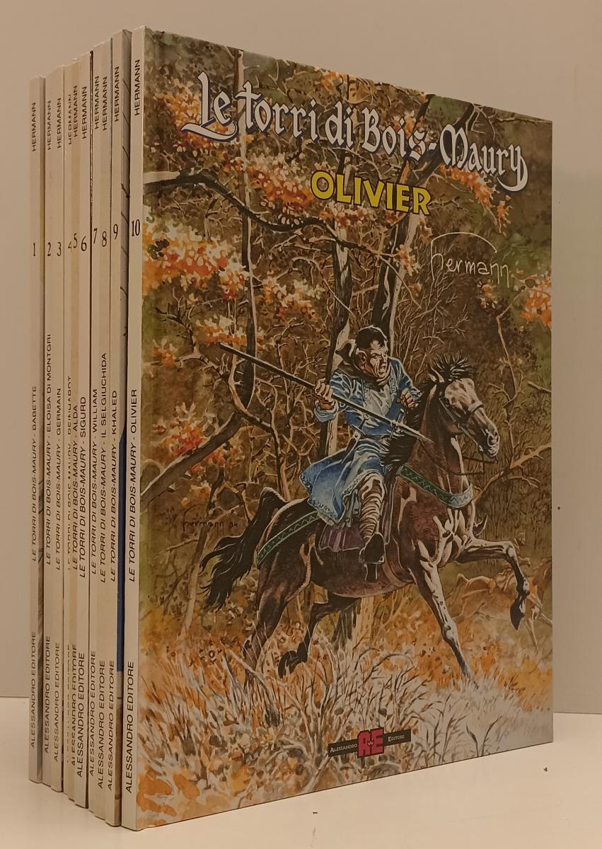 FV- LE TORRI DI BOIS MAURY VOLUMI 1/10-  HERMANN - ALESSANDRO EDITORE -- C - B24