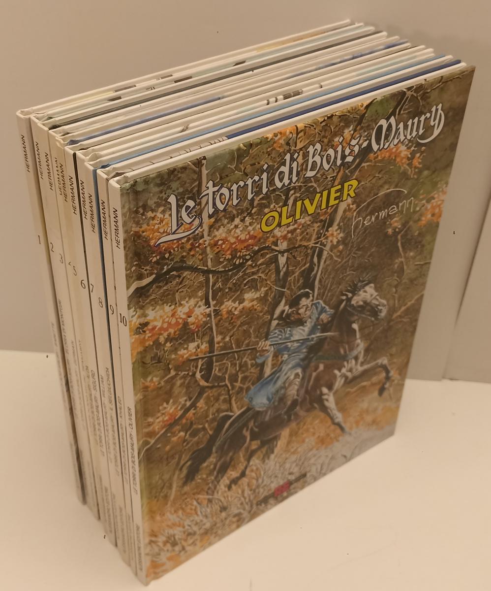 FV- LE TORRI DI BOIS MAURY VOLUMI 1/10-  HERMANN - ALESSANDRO EDITORE -- C - B24