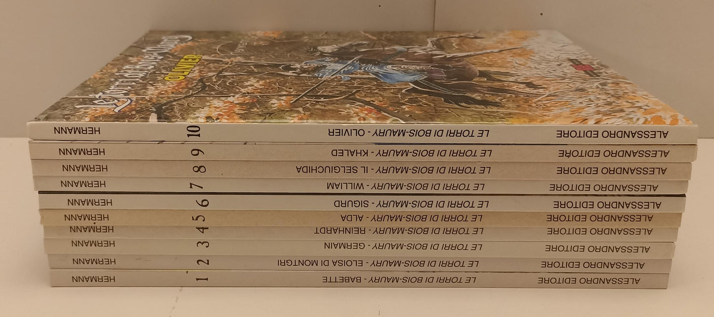 FV- LE TORRI DI BOIS MAURY VOLUMI 1/10-  HERMANN - ALESSANDRO EDITORE -- C - B24