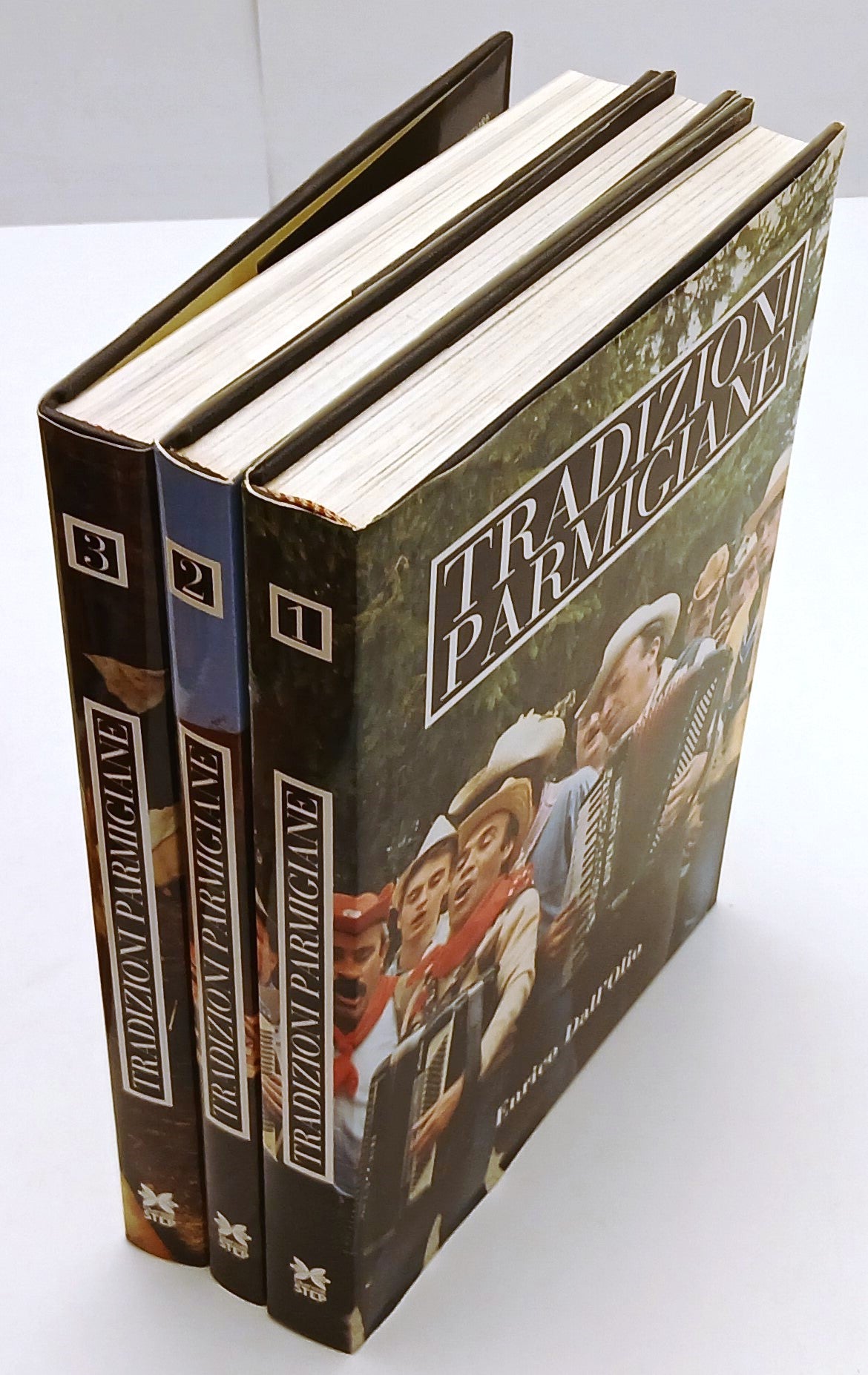LZ- TRADIZIONI PARMIGIANE 3 VOLUMI - ENRICO DALL'OLIO - STEP --- 1989 - CS - WPR