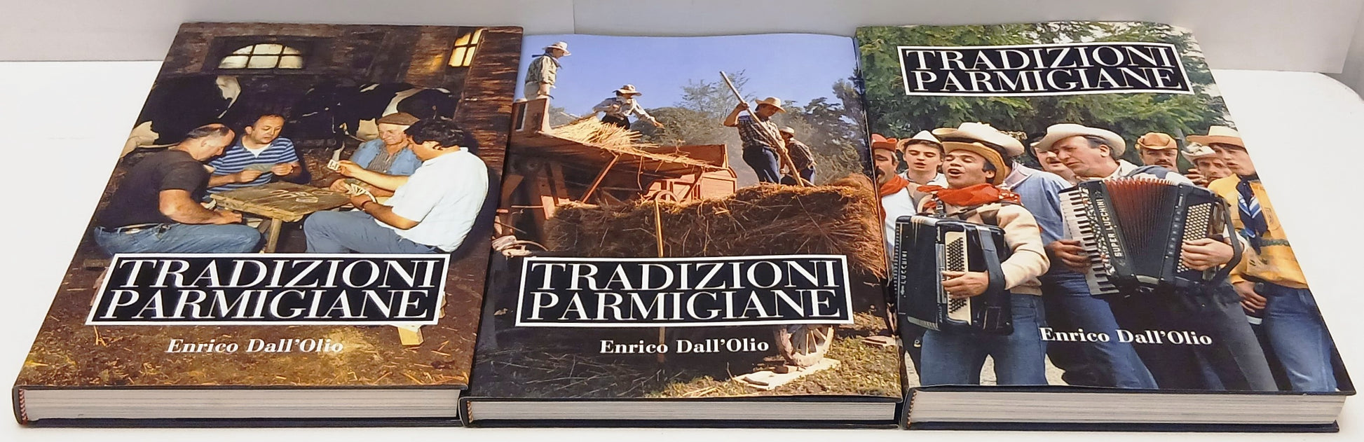 LZ- TRADIZIONI PARMIGIANE 3 VOLUMI - ENRICO DALL'OLIO - STEP --- 1989 - CS - WPR