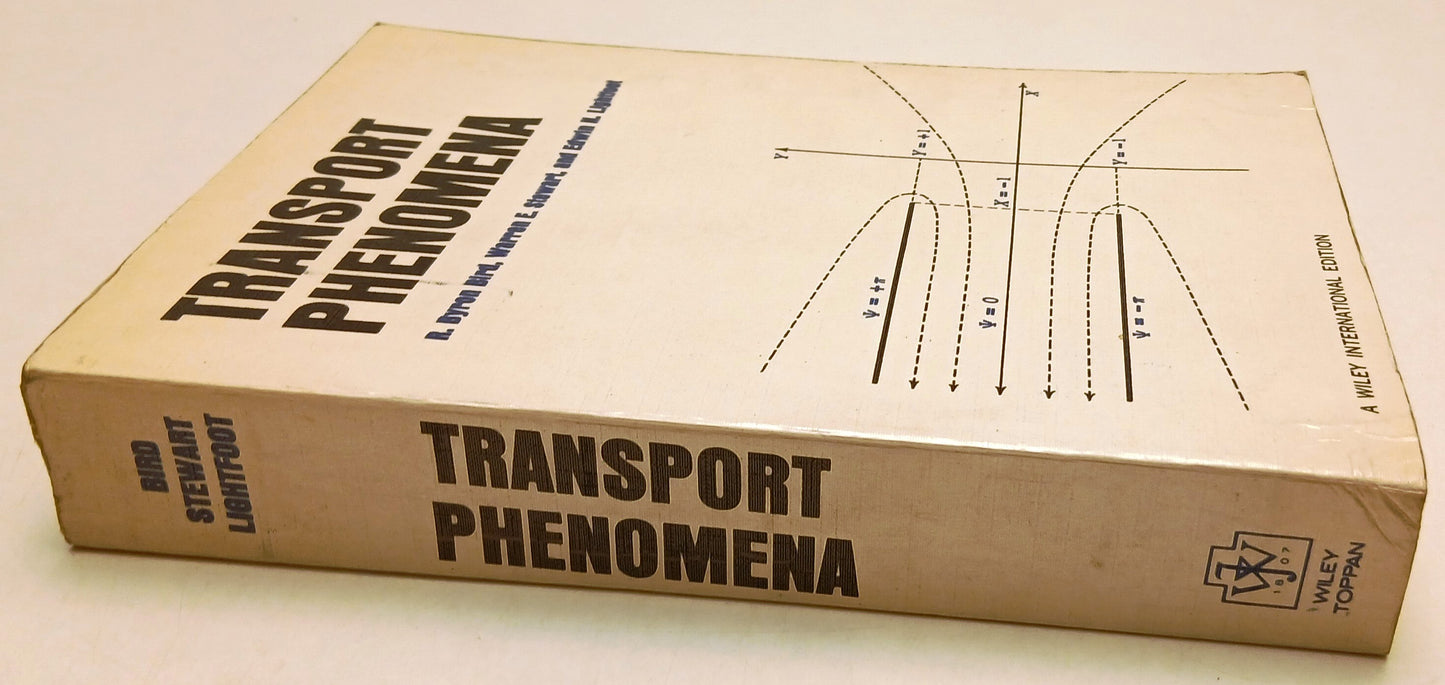 LZ- TRANSPORT PHENOMENA- BYRON BIRD STEWART- WILEY INTERNATIONAL- 1960- B- ZFS62