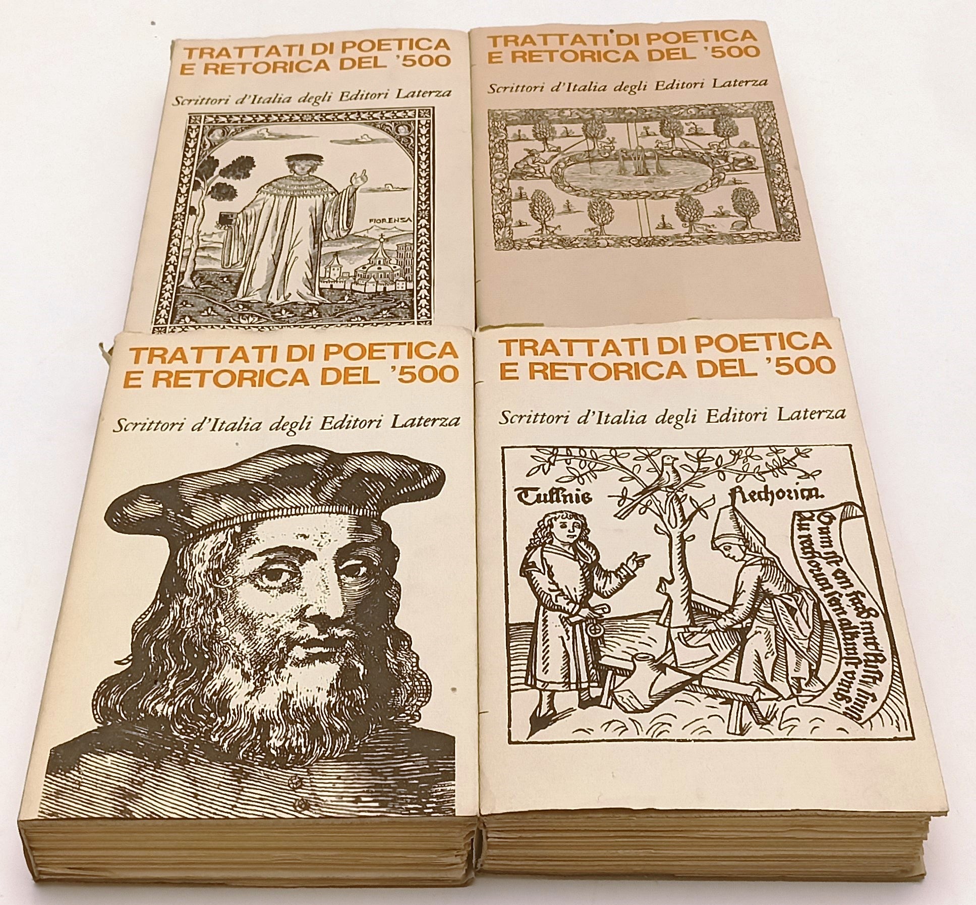 LS- TRATTATI DI POETICA E RETORICA '500 4 VOLUMI - WEINBERG- LATERZA- BS- XFS118