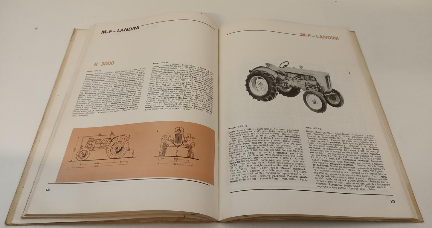 LZ- TRATTRICI TRACTEURS AGRICOLES FARM TRACTORS TRACTORES AGRICOLAS- 1968- YFS64