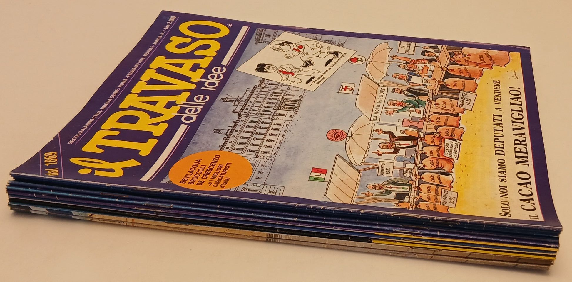 FR- RIVISTA IL TRAVASO DELLE IDEE 1/10 1988 ANNATA COMPLETA - H25