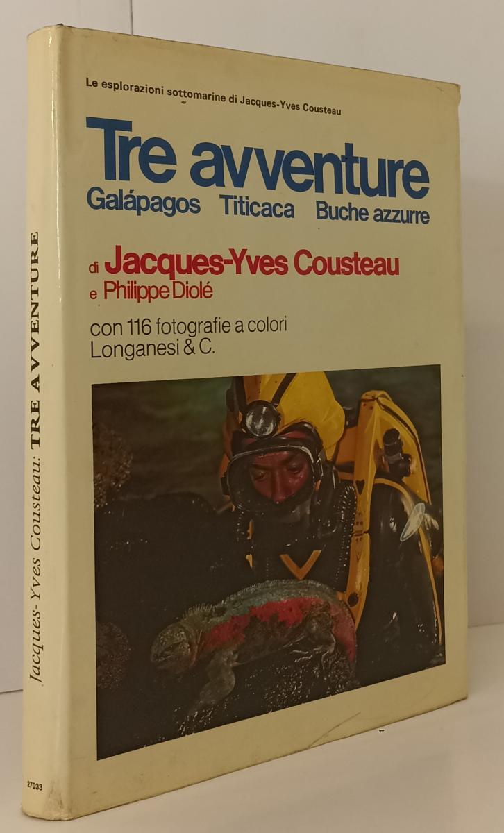 LZ- TRE AVVENTURE GALAPAGOS TITICACA - COUSTEAU - LONGANESI --- 1974- CS- YFS112