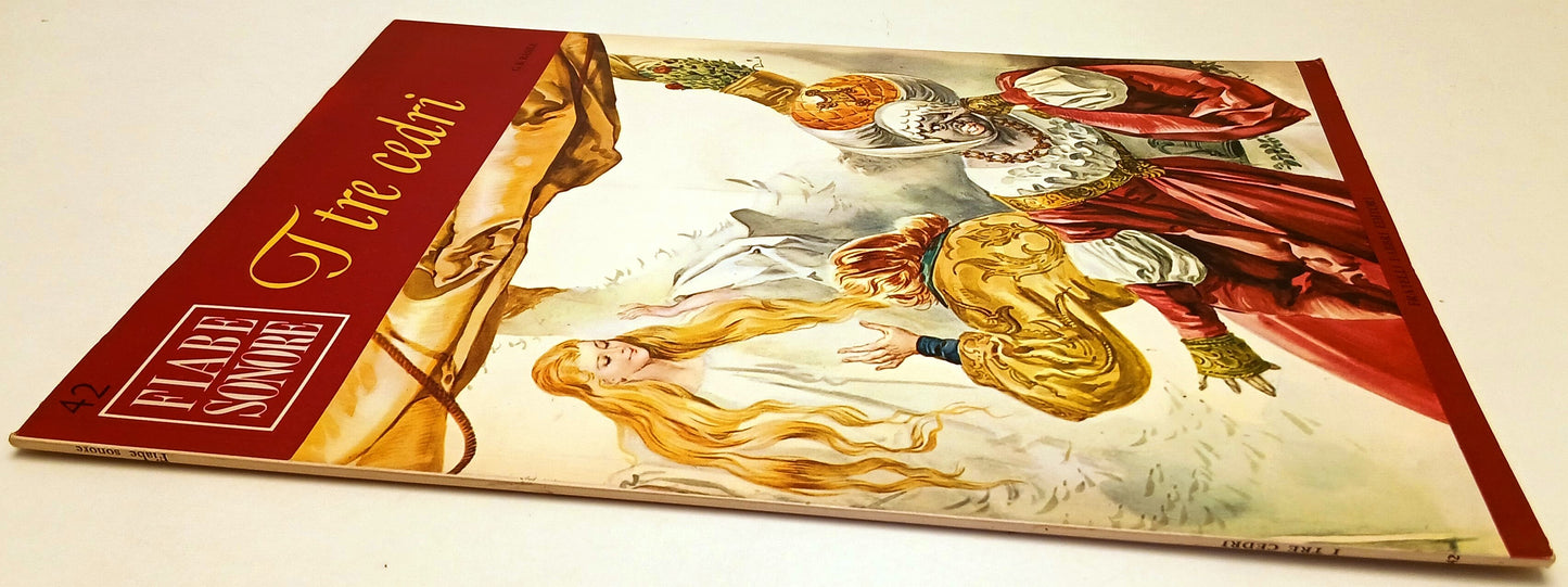 LB- FIABE SONORE N.42 I TRE CEDRI + disco 45 giri - FABBRI - B - RVSa764