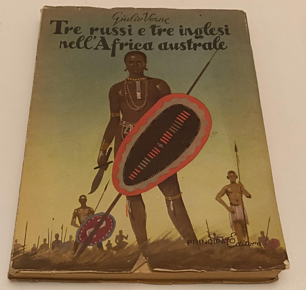 LN- TRE RUSSI E INGLESI NELL'AFRICA AUSTRALE- VERNE- PRINCIPATO--- 1950-B-YFS234