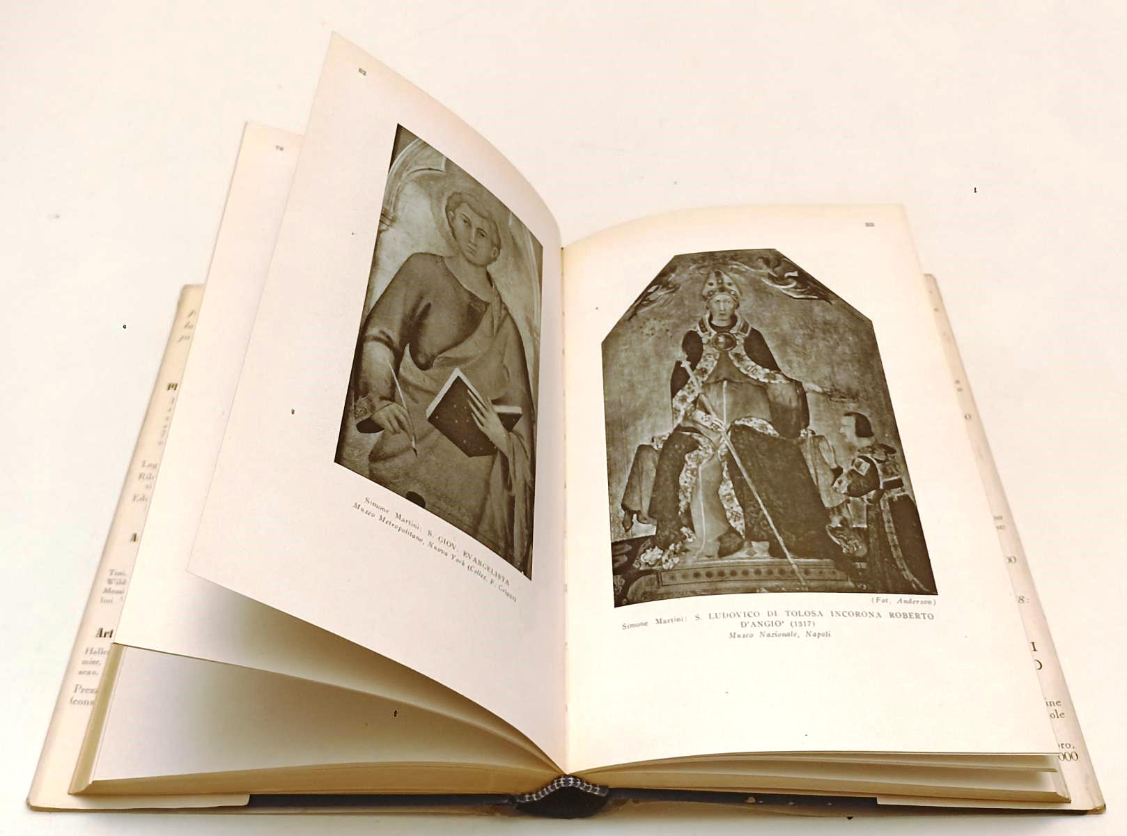 LT- TRECENTISTI SENESI- EMILIO CECCHI- HOEPLI- VALORI PLASTICI-- 1948- CS-YFS598