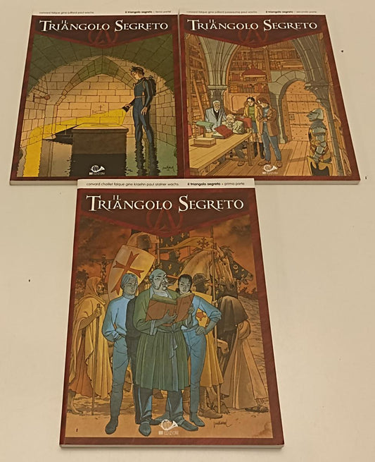 FV- IL TRIANGOLO SEGRETO VOLUMI 1/3 -- 001 EDIZIONI - 2008/2009 - B - C24