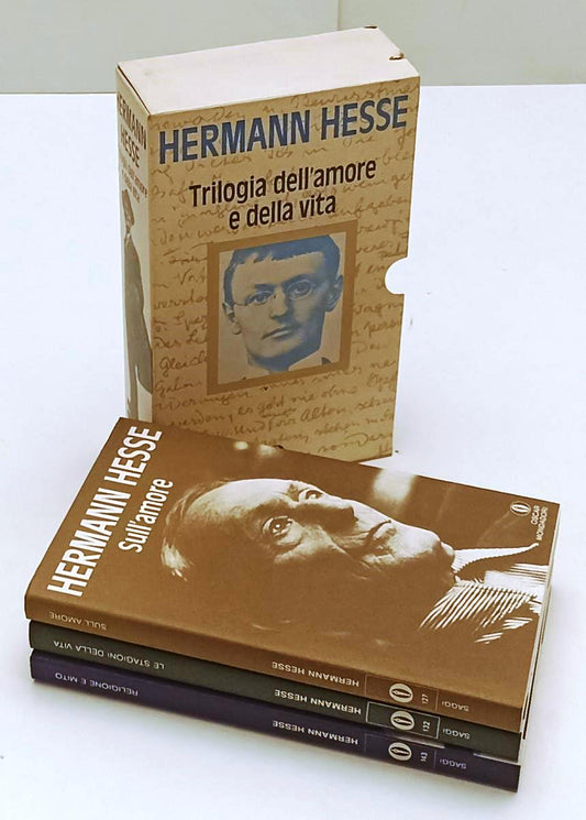 LN- TRILOGIA DELL'AMORE E DELLA VITA- HERMANN HESSE- MONDADORI- OSCAR- 1989- XFS