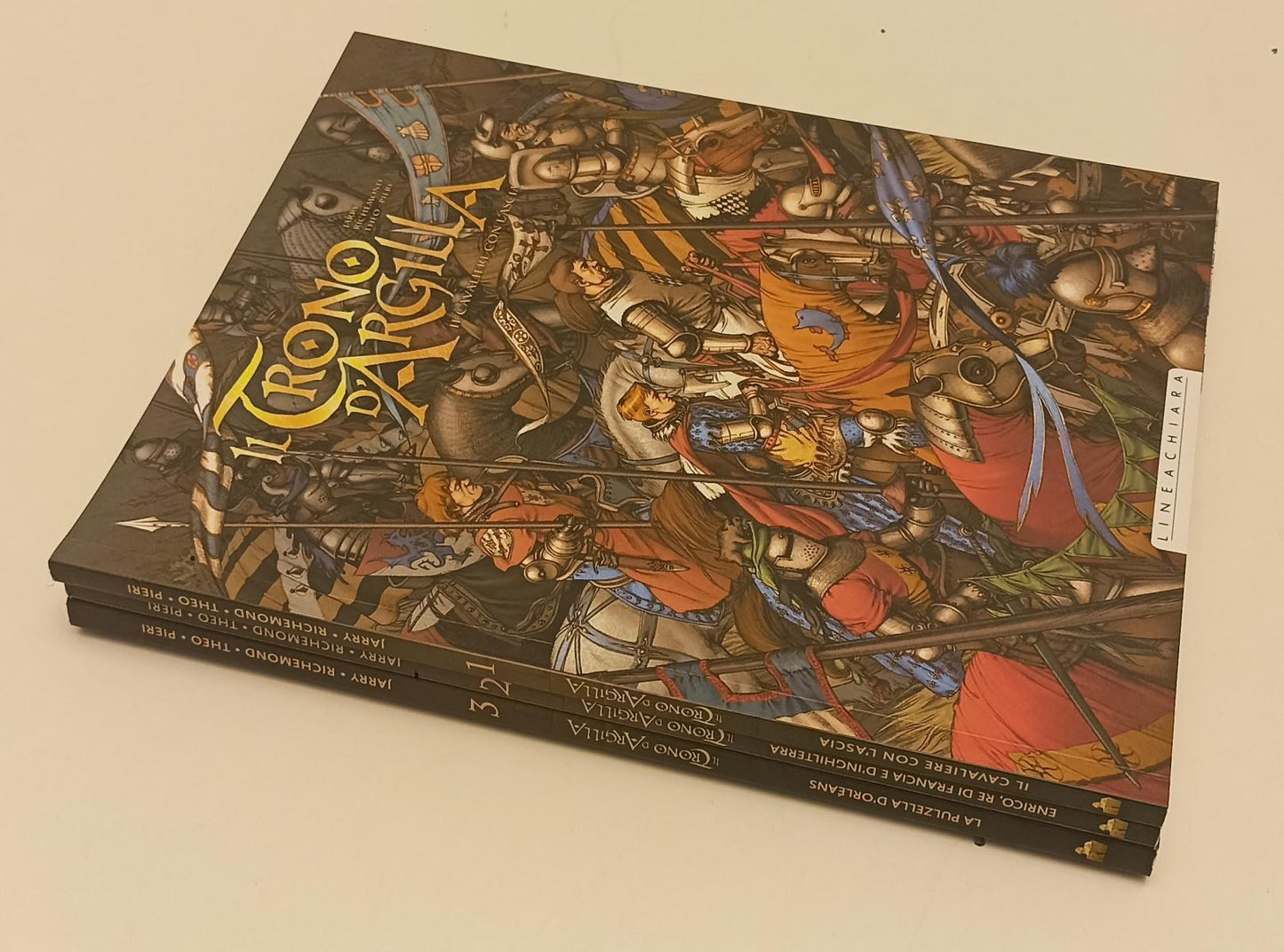 FV- IL TRONO D'ARGILLA VOLUMI 1/3 - JARRY - LINEACHIARA RW LION -- B - C24