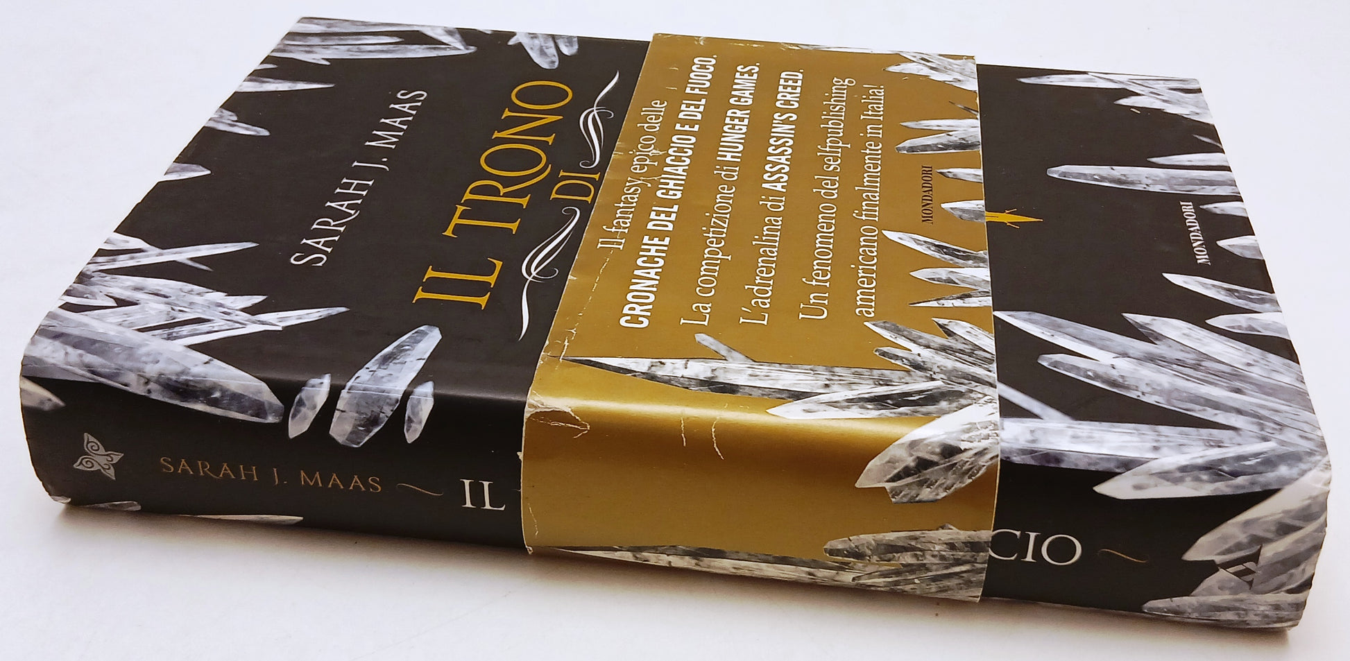 LN- IL TRONO DI GHIACCIO - SARAH J. MAAS - MONDADORI -- 1a ED. - 2013- CS- ZFS44