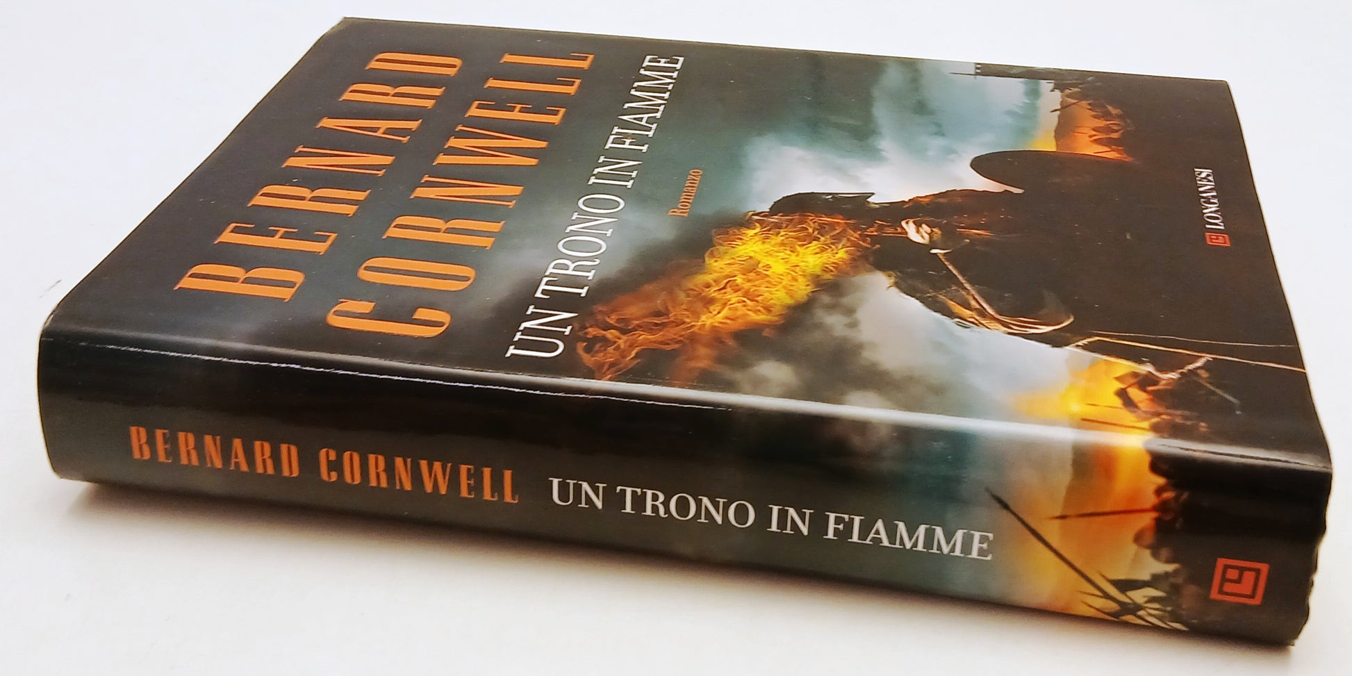 LN- UN TRONO IN FIAMME - BERNARD CORNWELL - LONGANESI-- 1A ED.- 2019- CS- YFS964