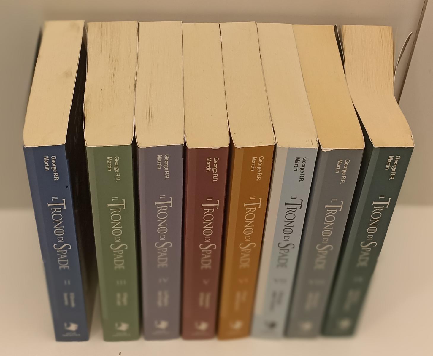 LF- IL TRONO DI SPADE VOLUMI II/IX - GEORGE MARTIN - MONDADORI - OSCAR--- B- XFS