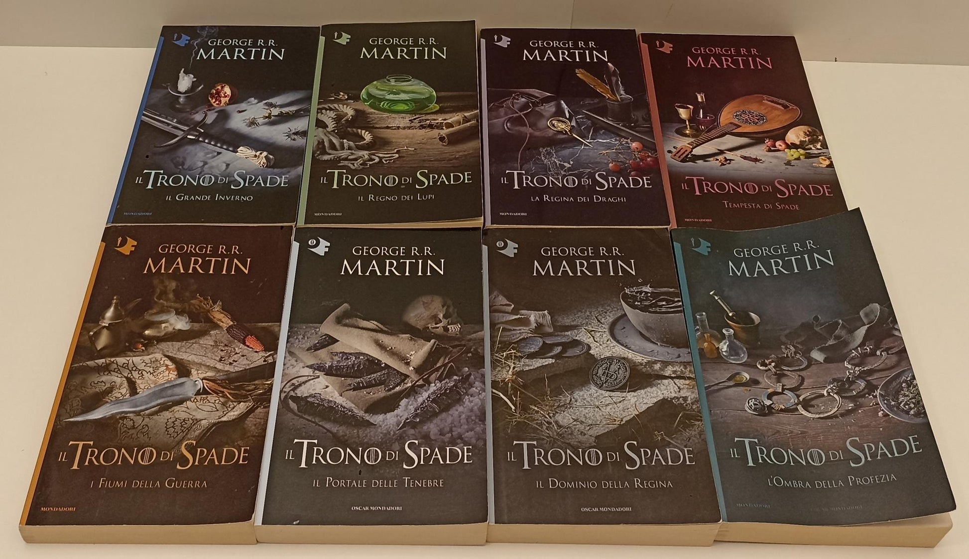 LF- IL TRONO DI SPADE VOLUMI II/IX - GEORGE MARTIN - MONDADORI - OSCAR--- B- XFS