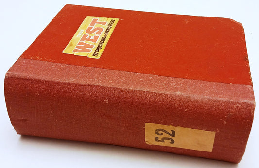 FZ- VOLUME RILEGATO TRUE WEST 1/8 STORIE VERE VERO WEST- TORELLI- 1958- C- ZFS